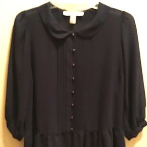 Women’s Navy Blue Blouse by Forever 21